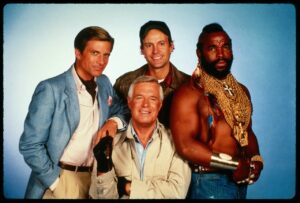 The-a-team-the-cast-mr-t-george-peppard-dwight-schultz-dirk-bendict
