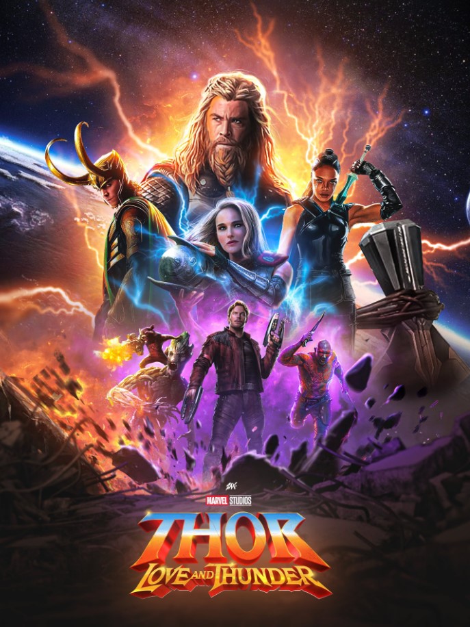 Thor Love and thunder poster - Double Toasted